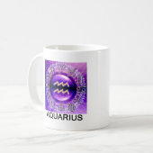 Aquarius Zodiac Sign Mok (Voorkant links)