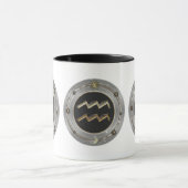 Aquarius Zodiac Sign Mokken (Midden)