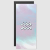 Aquarius Zodiac Sign Pastels Moeder van het pareld (Voorkant / Achterkant)