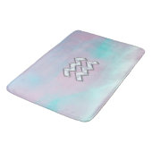 Aquarius Zodiac Sign Pastels Moeder van het pareld Badmat (Gekanteld)