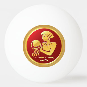 Aquarius Zodiac Sign Pingpongbal