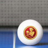 Aquarius Zodiac Sign Pingpongbal (Net)