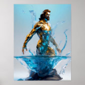 Aquarius Zodiac Sign Poster (Voorkant)