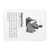 Aquarius Zodiac Sign poster Magneet (Horizontaal)