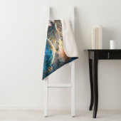 Aquarius Zodiac Sign Sherpa Deken (In situ)