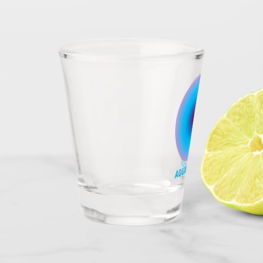 Aquarius Zodiac Sign Shot Glas (Links)