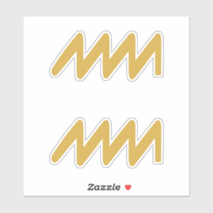 Aquarius Zodiac Sign Sticker