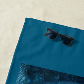 Aquarius Zodiac Sign Strandlaken (In situ)