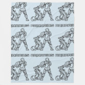Aquarius Zodiac Sign (Transparant) Fleece Deken (Voorkant)