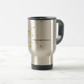 Aquarius Zodiac Sign Travel Coffee Mug Reisbeker (Voorkant rechts)