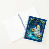 Aquarius Zodiac Sign Under a Starry Sky Journal Notitieboek (Binnen)