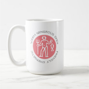 Aquarius Zodiac Star Sign Astrology Trait Coffee Koffiemok