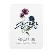 Aquarius Zodiac Star Sign Magneet (Verticaal)