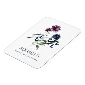 Aquarius Zodiac Star Sign Magneet (Linkerzijde)