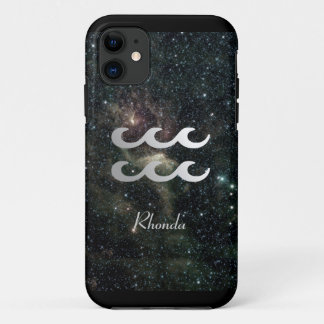 Aquarius Zodiac Star Sign Universe Case-Mate iPhone Case