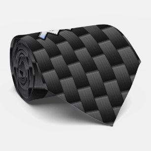 Aquarius Zodiac Symbol Carbon Fiber Decor Stropdas