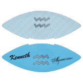 Aquarius Zodiac Symbol Element van K Yoncich American Football (Panelen)