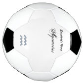 Aquarius Zodiac Symbol Element van K Yoncich Voetbal (Gedraaid)