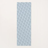 Aquarius Zodiac Symbol Element van K Yoncich Yogamat (Achterkant)