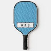 Aquarius Zodiac Symbol Element van Kenneth Yoncich Pickleball Paddle (Achterkant)