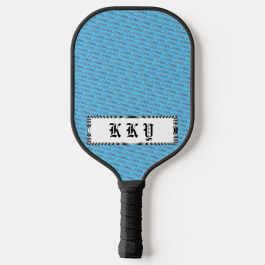 Aquarius Zodiac Symbol Element van Kenneth Yoncich Pickleball Paddle (Achterkant)