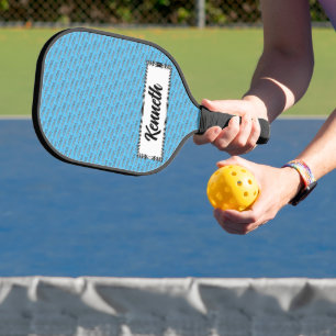 Aquarius Zodiac Symbol Element van Kenneth Yoncich Pickleball Paddle