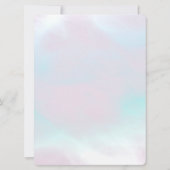 Aquarius Zodiac Symbol op moeder van Pearl Nacre (Achterkant)