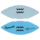 Aquarius Zodiac Symbol Standard van K Yoncich American Football (Panelen)
