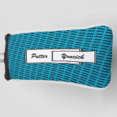 Aquarius Zodiac Symbol Standard van Kenneth Yoncic Golfheadcover (Voorkant)