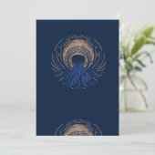 Aquarius Zodiac-symbool Kaart (Staand voorkant)