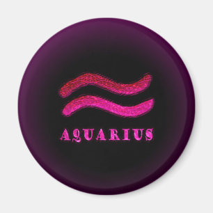 Aquarius Zodiac-symbool Magneet