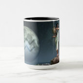 Aquarius Zodiac-symbool Mok (Midden)