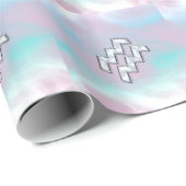 Aquarius Zodiac Symbool op moeder van het pareldec Cadeaupapier (Rol Hoek)