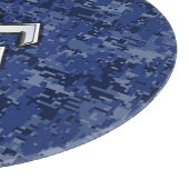 Aquarius Zodiac Symbool op Navy Digital Camouflage Snijplank (Hoek)