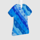 Aquarius Zodiac-symbool Ornament (voorkant)