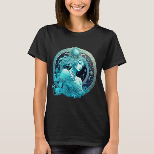 Aquarius - Zodiac T-Shirt (Voorkant)