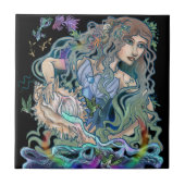 Aquarius Zodiac Tegeltje (Voorkant)