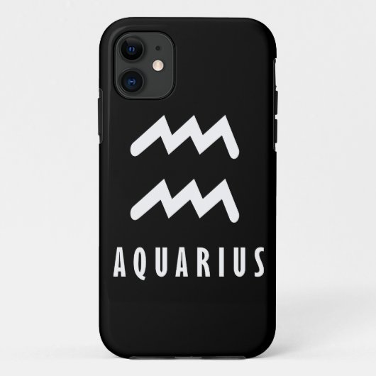 Aquarius zodiac-teken Case-Mate iPhone case (Achterkant)