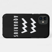 Aquarius zodiac-teken Case-Mate iPhone case (Achterkant (horizontaal))