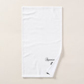 Aquarius Zodiac-teken en -symbool Bad Handdoek (Handdoek)