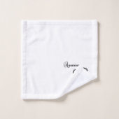 Aquarius Zodiac-teken en -symbool Bad Handdoek (Wasdoekje)