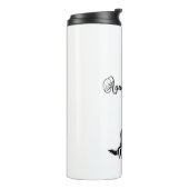 Aquarius Zodiac-teken en -symbool Thermosbeker (Gedraaid links)