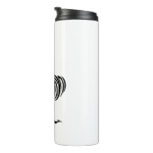 Aquarius Zodiac-teken en -symbool Thermosbeker (Geroteerd rechts)