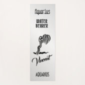 Aquarius Zodiac-teken en -symbool Yogamat (Voorkant)