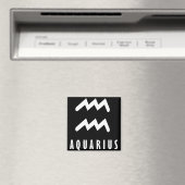 Aquarius zodiac-teken magneet (Insitu (Vaatwasser))