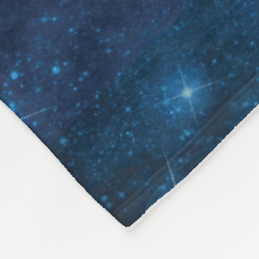 Aquarius Zodiac Teken Waterverf Ontwerp Fleece Deken (Hoek)