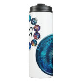 Aquarius Zodiac Tumbler Thermosbeker (Voorkant)