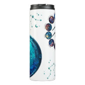Aquarius Zodiac Tumbler Thermosbeker (Achterkant)