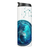 Aquarius Zodiac Tumbler Thermosbeker (Geroteerd rechts)