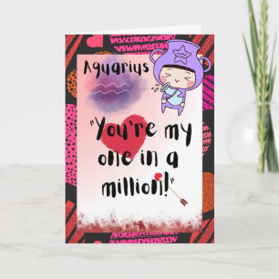 Aquarius Zodiac Valentijnse Kaarten